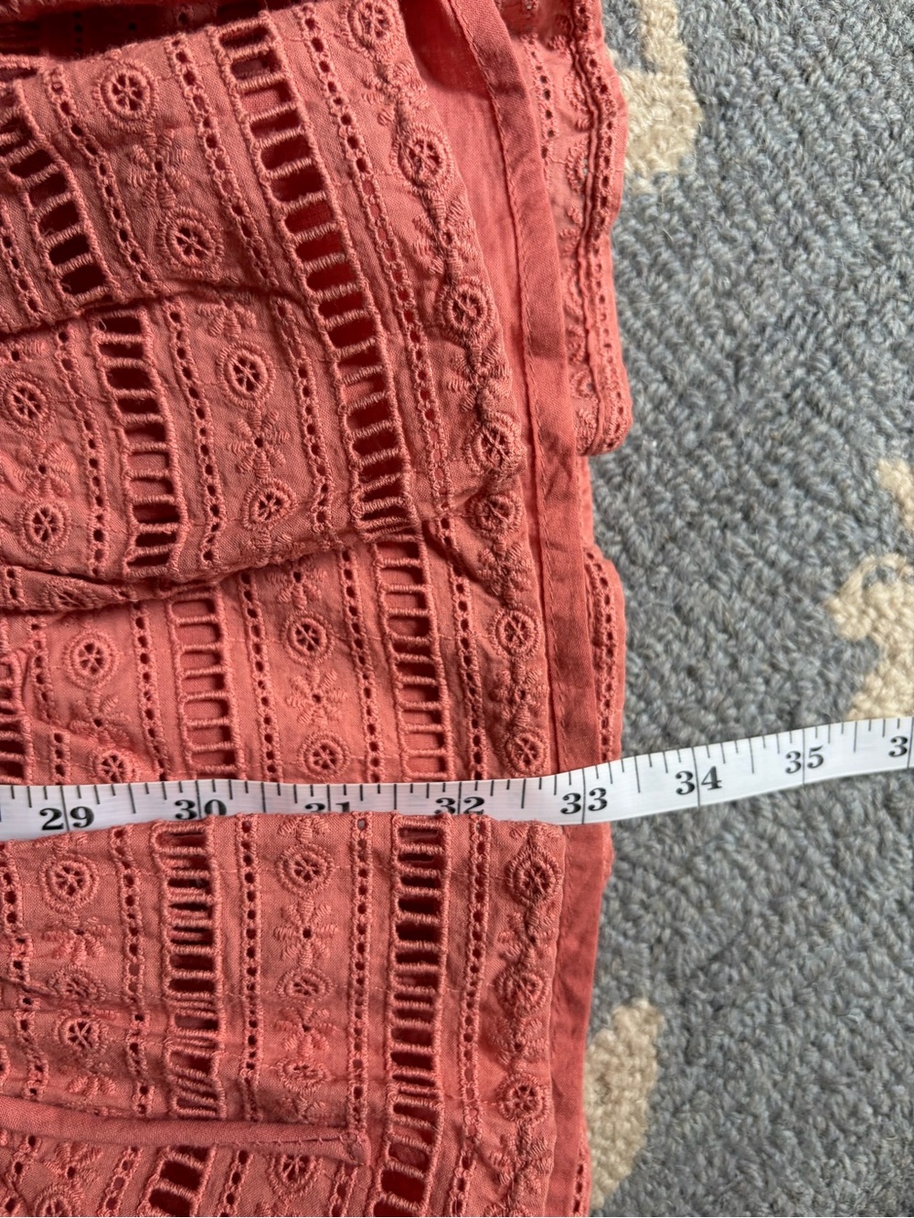 Anthropologie 100% Cotton Pink Dress - Picture 8 of 8